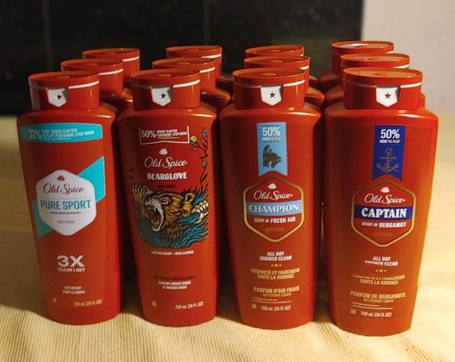 Old spice body wash Mixed 3 for $12