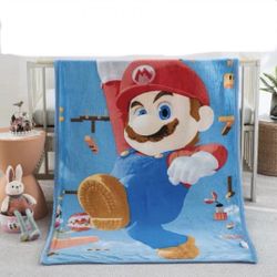 Super Mario & Labubu Blankets 