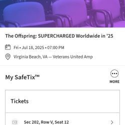 The Offspring Tickets 