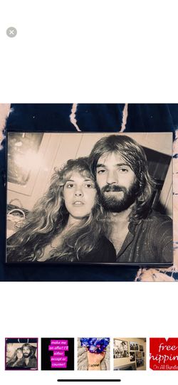STEVIE NICKS 1983 8X10 Framed Photo With Kenny Loggins