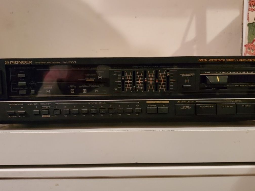 Pioneer Receiver With Equalizer