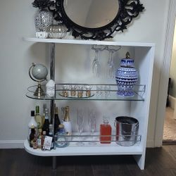 White Bar Table 