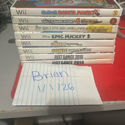Wii games