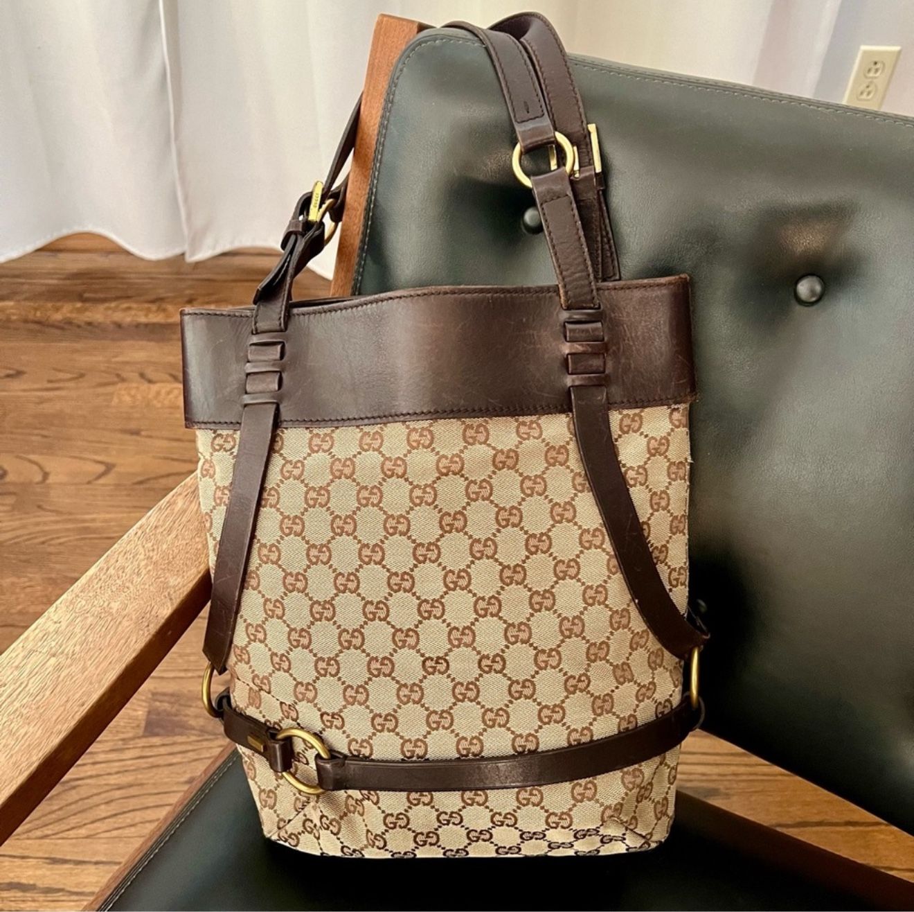 Gucci Brown Leather Tote