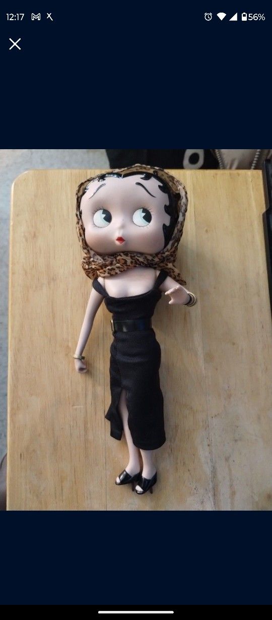 Betty Boop Porcelain Doll