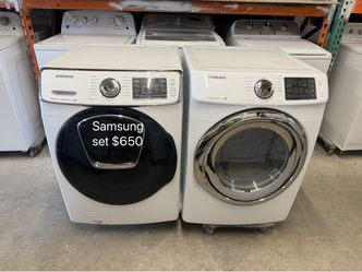 Samsung Front Load Washer and Dryer Set