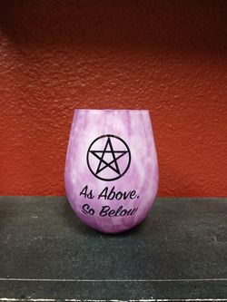 As Above So Below Glass Witchy