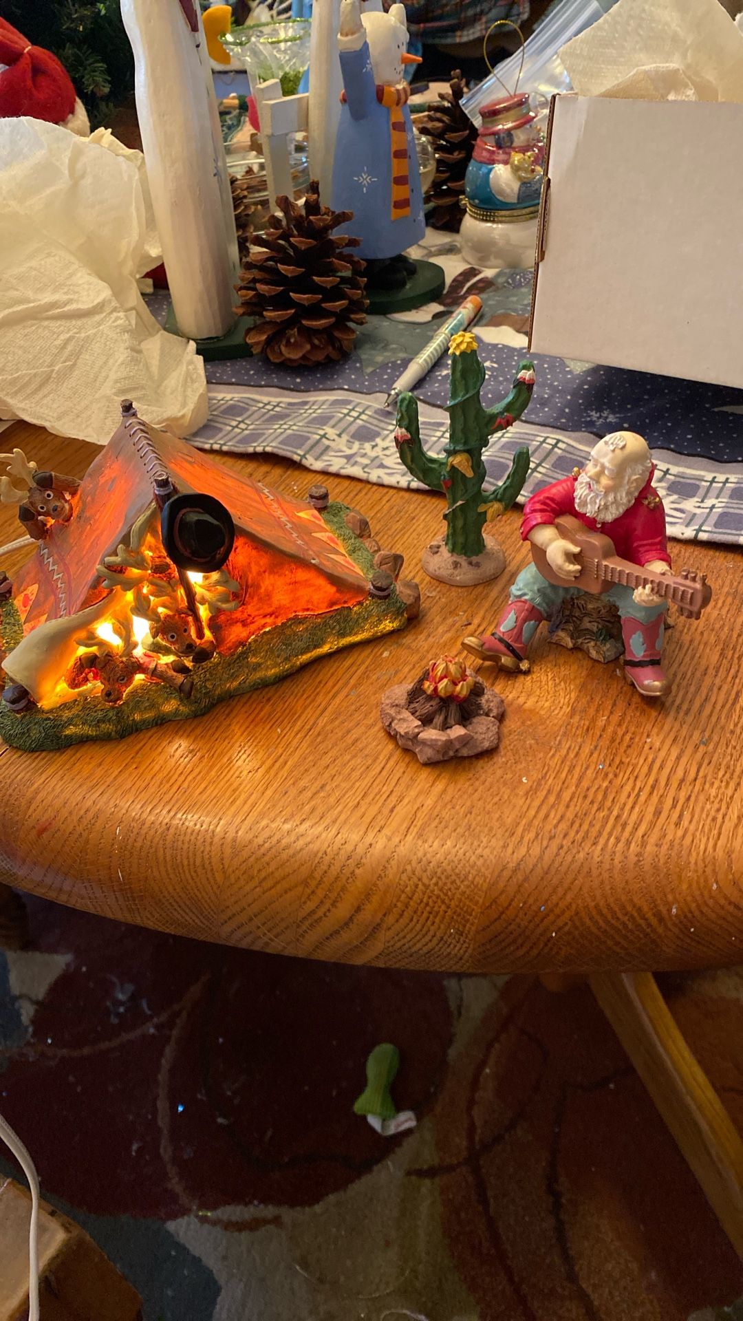 Western Camping Santa