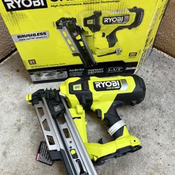 RYOBI ONE+ HP 18V Brushless Cordless AirStrike 21° Framing Nailer (Tool Only)