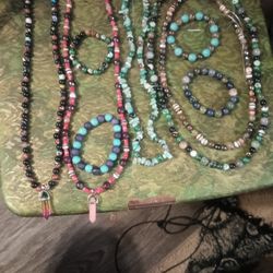 Handmade necklaces and bracelets