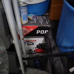 Air Compressor With Nail Guns