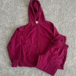 Aritzia TNA Sweatfleece Set Size Small