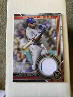2022 Topps Museum Collection Cubs Alfonso Soriano Relic /50