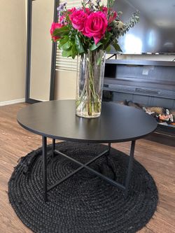 Black coffee table