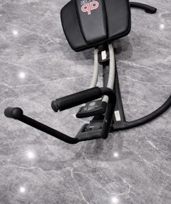 Ab glider with side to side love handle rocker