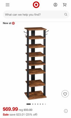 8-Tier Vertical Shoe Rack