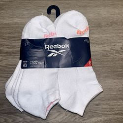 Reebok Ladies Low Cut Performance Training Socks 6Pk