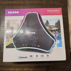ION Triumph Waterproof Floating Boombox Speaker With LED Illumination