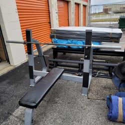 Precor USA Bench  Hardly Used Obo