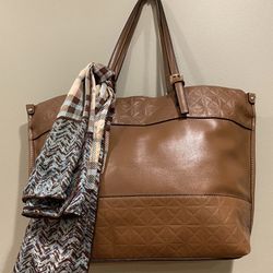 Brown Bag For Womens (scurf Included)