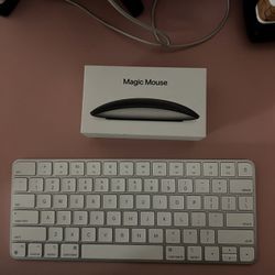 Apple Magic Mouse And Keyboard 
