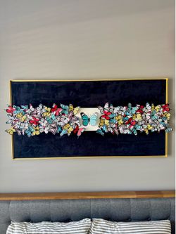Butterfly wall art 48x24