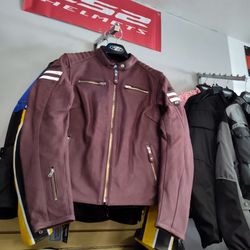 Joe rocket great stuff women motorcycle leather jacket size large