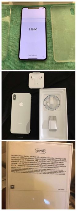 Factory UnlockediPhone XS Max 512GB Silver