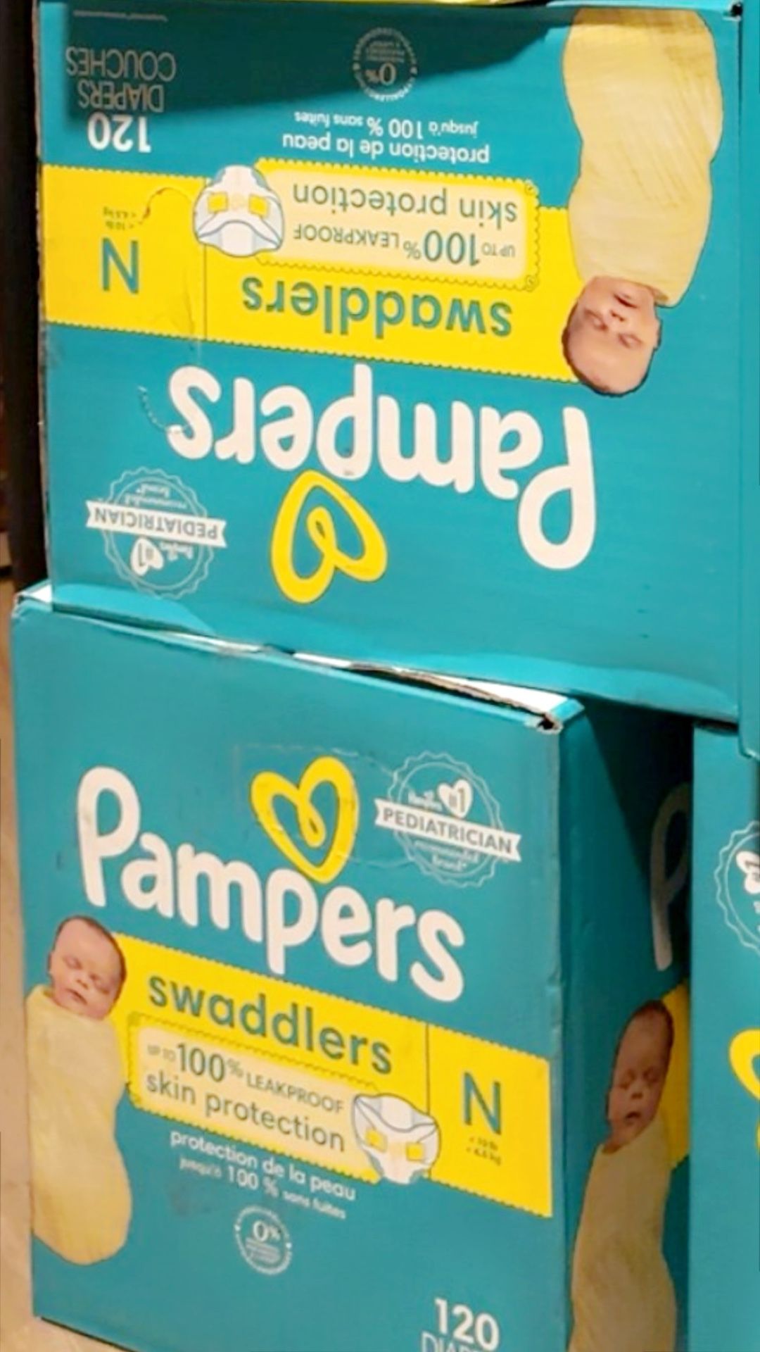 NEWBORN Pampers Swaddlers