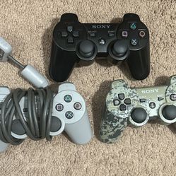 PS3 And Ps2 Controllers