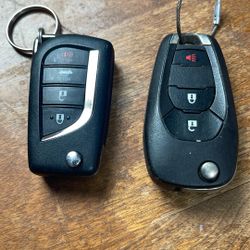 Llaves Toyota Y Chevy