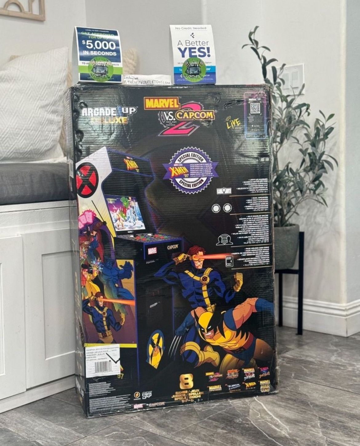 6585534 Arcade 1 Up Marvel Vs Capcom 2 X men 97 Edition Arcade Machine