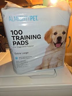 100 training pads