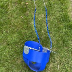 Blue Bucket Toddler Swing