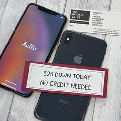 Apple iPhone XS Unlocked -90 Day Warranty-$1 DOWN-NO Credit Needed