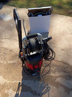 Electric pressure washer with extension hose and surface cleaner for $50