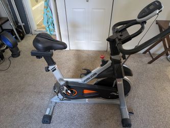 Exercise Bike for Home, Quiet Indoor Cycling Bike, 300 lb Capacity