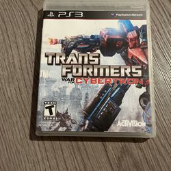 PS3 Game Transformers 