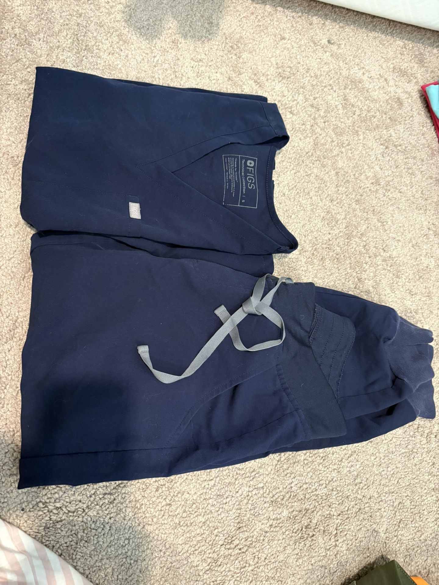Navy blue Figs Scrub