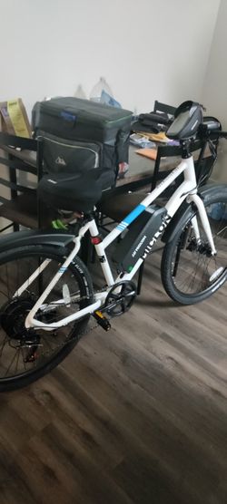 Muddyfox Electric Bike White and Blue