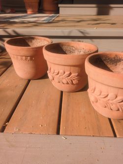 6 inch Italian Terracotta Pots