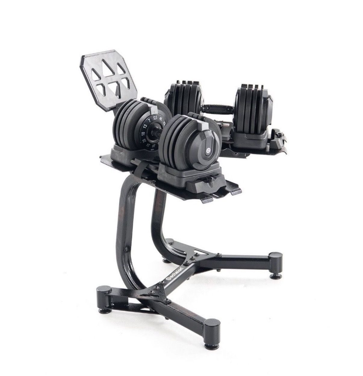 Echelon Adjustable Dumbbells 752 Set with Stand Brand New In Box 