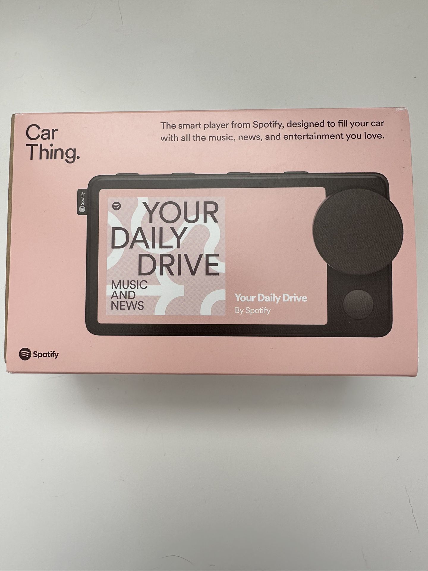 Car Thing. Spotify's new smart player designed for your drive.