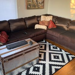 Modular sectional Love Seat, Couch , Chair & Ottoman Fold Out Queen Sleeper Thumbnail