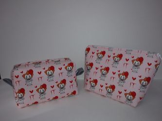 Set Of Two Make-up bags Out Of Pennywise"IT"