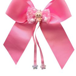 Labubu Hair Clip Bows 2 Pc