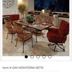 Ow Lee Wrought Iron Dining Set