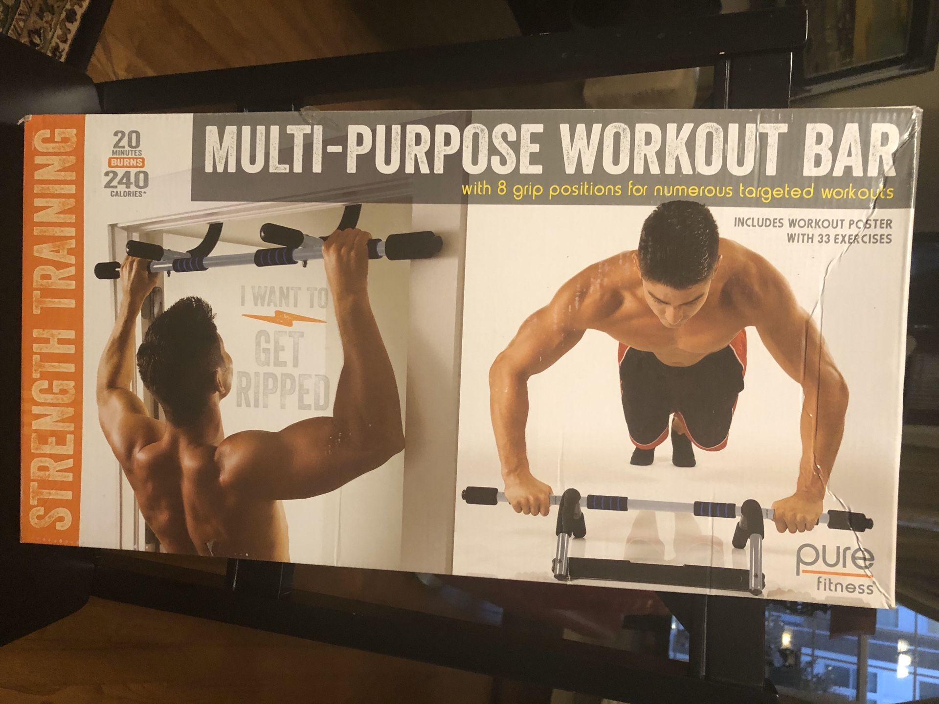 Brand New Multi Purpose Workout Bar (Still in box)