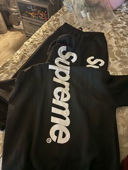 Supreme size hoodie and sweatpants