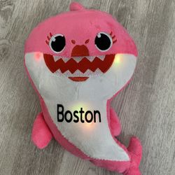 Personalized Singing LED Light Plush Toys Music Doll English Song Toy Gift